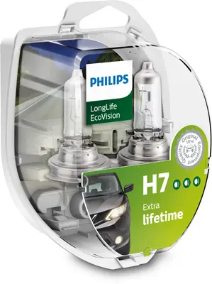 Крушка с нагреваема жичка, фар за дълги светлини PHILIPS