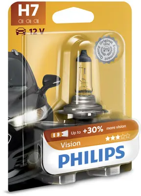 Крушка с нагреваема жичка, фар за дълги светлини PHILIPS