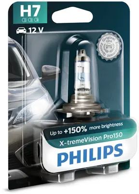 Крушка с нагреваема жичка, фар за дълги светлини PHILIPS