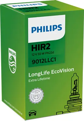 Крушка с нагреваема жичка, фар за дълги светлини PHILIPS