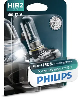 Крушка с нагреваема жичка, фар за дълги светлини PHILIPS