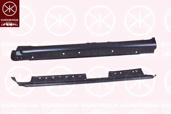 Ламаринен панел на входа KLOKKERHOLM