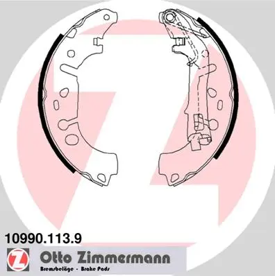 Комплект спирачна челюст ZIMMERMANN