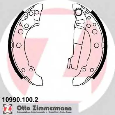 Комплект спирачна челюст ZIMMERMANN
