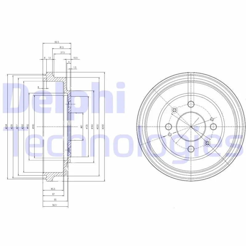 Спирачен барабан DELPHI