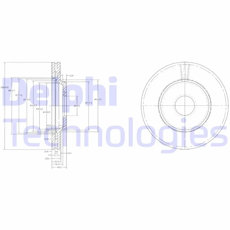 Спирачен диск DELPHI