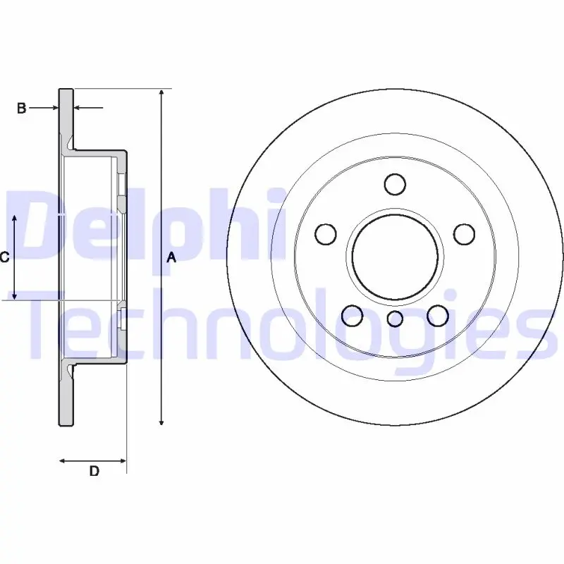 Спирачен диск DELPHI