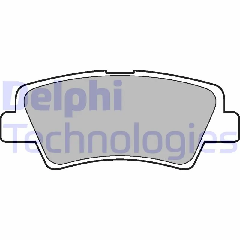 Комплект спирачно феродо, дискови спирачки DELPHI