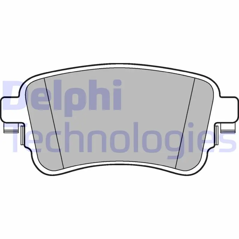 Комплект спирачно феродо, дискови спирачки DELPHI