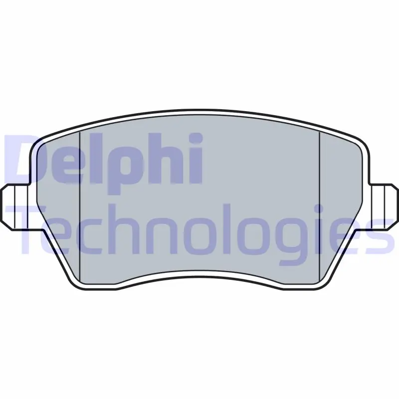 Комплект спирачно феродо, дискови спирачки DELPHI