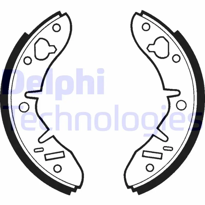 Комплект спирачна челюст DELPHI
