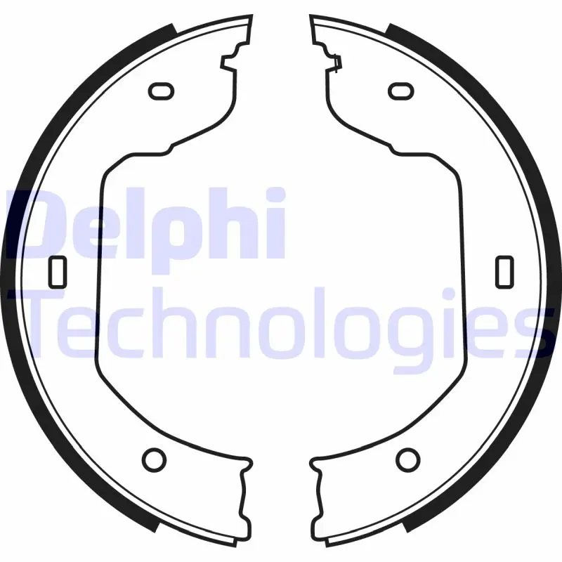 Комплект спирачна челюст DELPHI