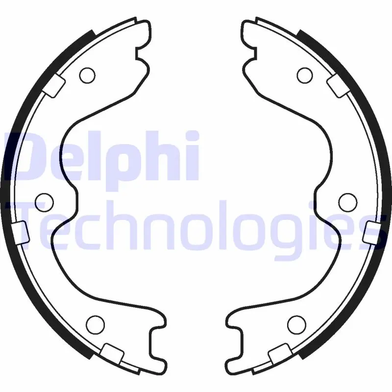 Комплект спирачна челюст DELPHI