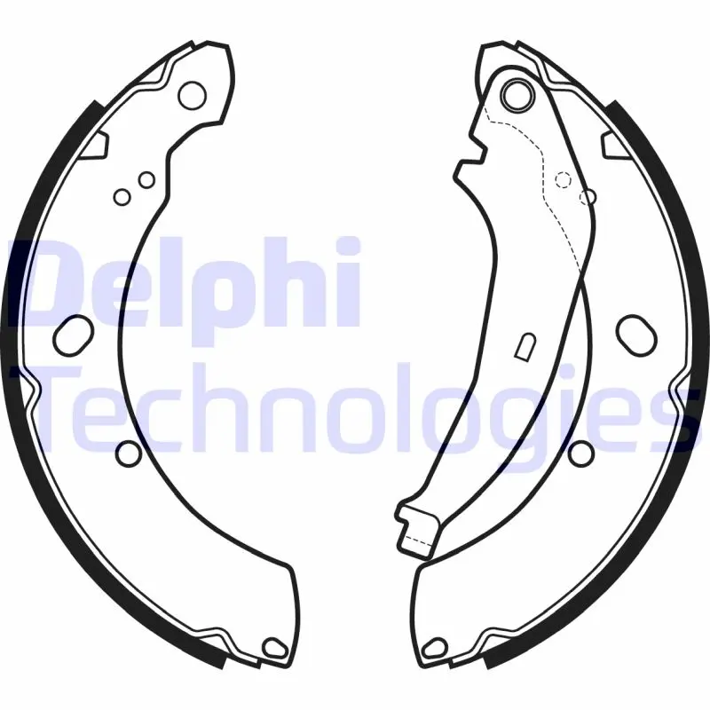Комплект спирачна челюст DELPHI LS2136