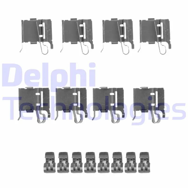 Комплект принадлежности, дискови накладки DELPHI LX0491
