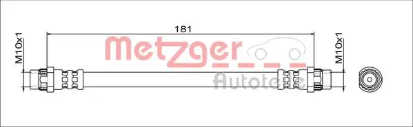 Спирачен маркуч METZGER