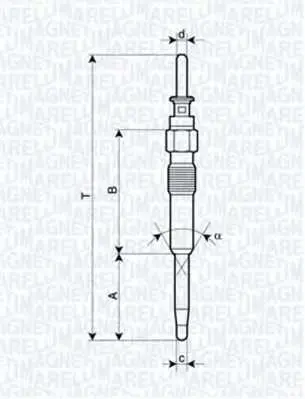 Подгревна свещ MAGNETI MARELLI