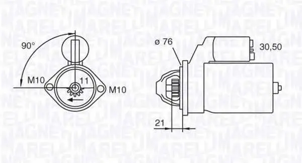 Стартер MAGNETI MARELLI