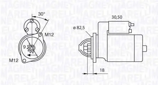 Стартер MAGNETI MARELLI