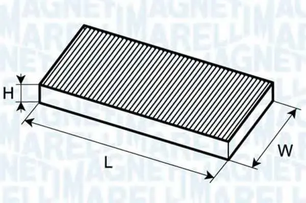 Филтър купе (поленов филтър) MAGNETI MARELLI