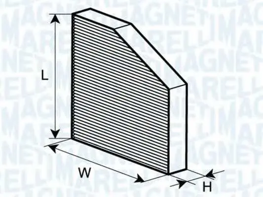 Филтър купе (поленов филтър) MAGNETI MARELLI