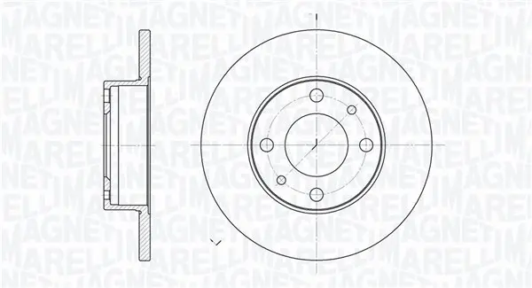 Спирачен диск MAGNETI MARELLI