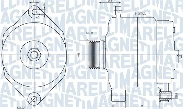 Генератор MAGNETI MARELLI