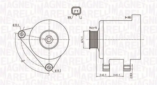 Генератор MAGNETI MARELLI