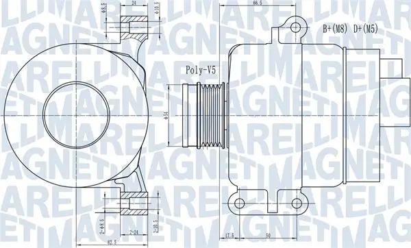 Генератор MAGNETI MARELLI
