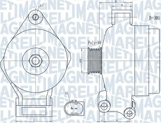 Генератор MAGNETI MARELLI