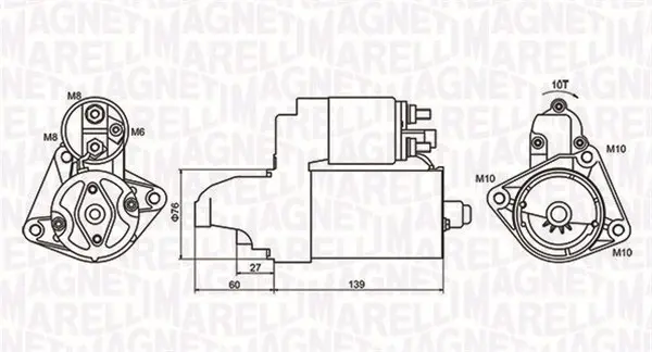 Стартер MAGNETI MARELLI