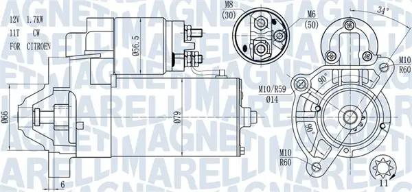 Стартер MAGNETI MARELLI