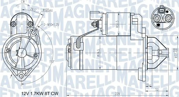 Стартер MAGNETI MARELLI
