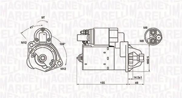 Стартер MAGNETI MARELLI