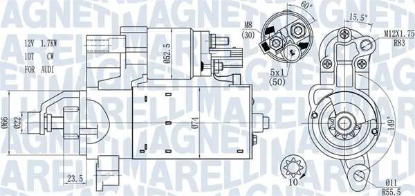 Стартер MAGNETI MARELLI