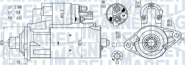 Стартер MAGNETI MARELLI