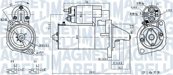 Стартер MAGNETI MARELLI
