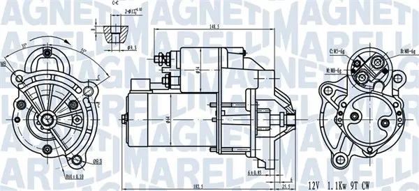 Стартер MAGNETI MARELLI