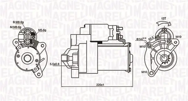 Стартер MAGNETI MARELLI
