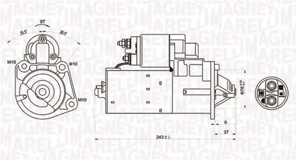 Стартер MAGNETI MARELLI