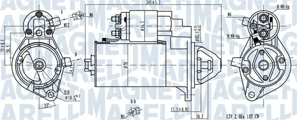 Стартер MAGNETI MARELLI