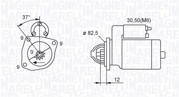 Стартер MAGNETI MARELLI