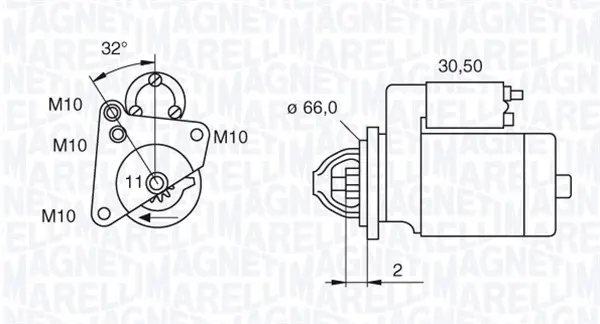Стартер MAGNETI MARELLI