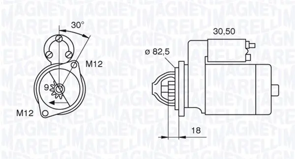 Стартер MAGNETI MARELLI