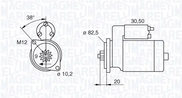 Стартер MAGNETI MARELLI