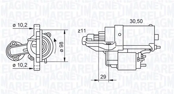 Стартер MAGNETI MARELLI