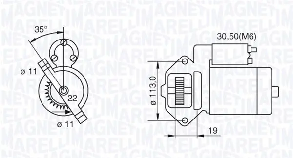 Стартер MAGNETI MARELLI