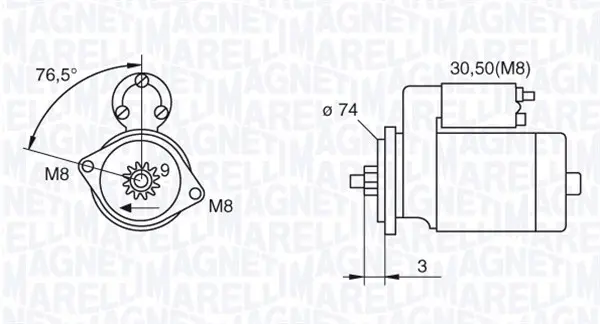 Стартер MAGNETI MARELLI