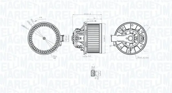 Вентилатор вътрешно пространство MAGNETI MARELLI