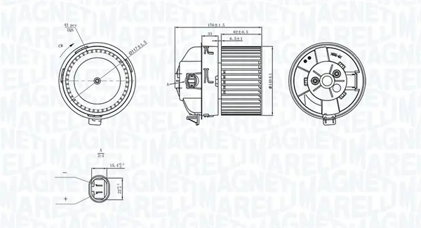Вентилатор вътрешно пространство MAGNETI MARELLI